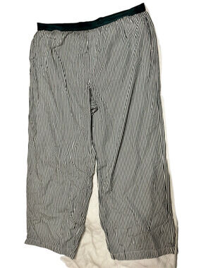 Victoria's Secret PINK Green and White Striped Lounge Pants